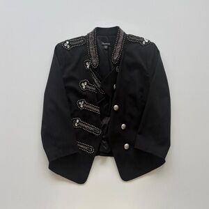 Bebe Early 2000’s Military Style Jacket in Black